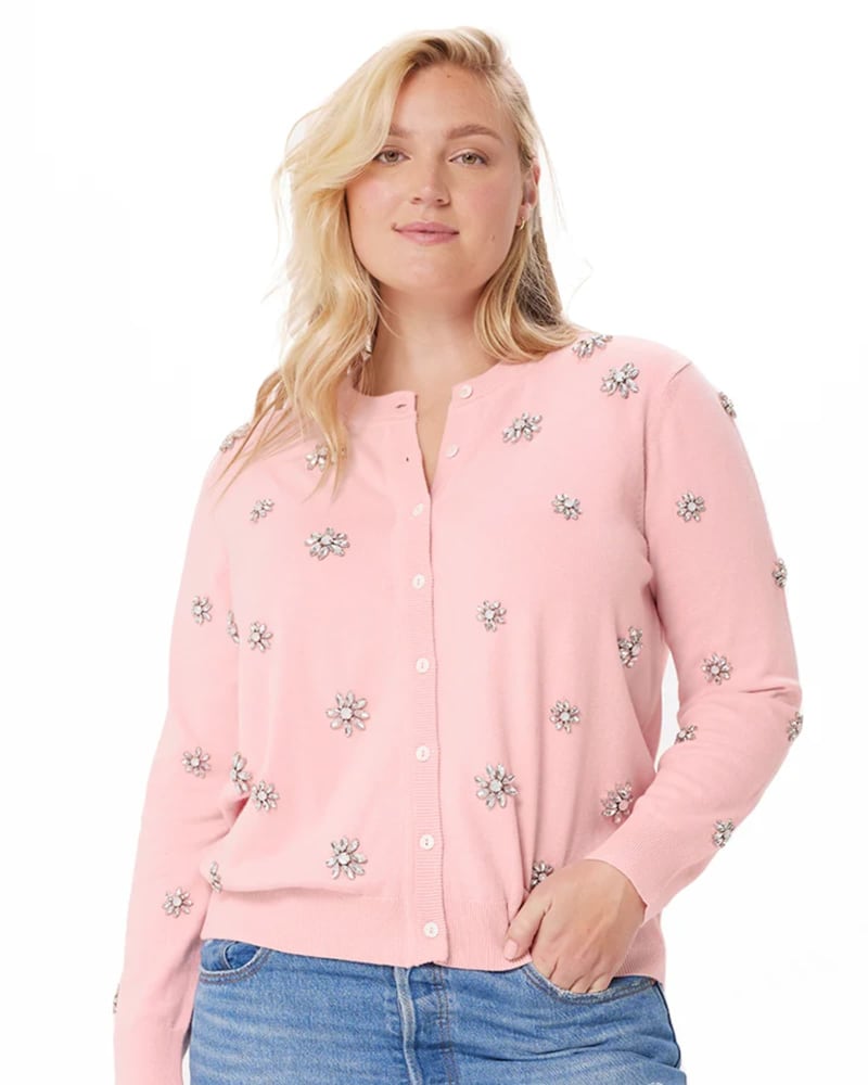 Minnie rose cashmere cardigan top